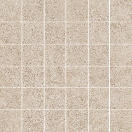 фото KMD2MSA012BR Руссильон мозаичный бежевый матовый обрезной 30x30x0,9 декор КЕРАМА МАРАЦЦИ