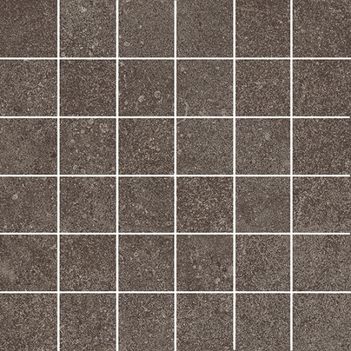 фото KMD2MSA020BR Руссильон мозаичный коричневый тёмный матовый обрезной 30x30x0,9 декор КЕРАМА МАРАЦЦИ