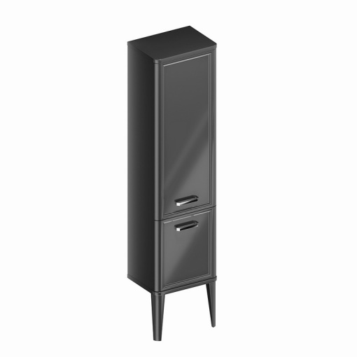 фото PO.M.150/BLK Пенал Pompei/Помпеи напольный/подвесной 150, черный глянцевый КЕРАМА МАРАЦЦИ