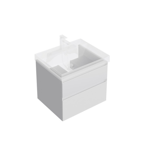 CUB.60.2/WHT.M Тумба Cubo/Кубо подвесная с ящиками 60, белая матовая КЕРАМА МАРАЦЦИ фото CUB.60.2/WHT.M Тумба Cubo/Кубо подвесная с ящиками 60, белая матовая КЕРАМА МАРАЦЦИ