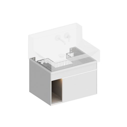 LO.M.65/WHT Тумба Logica M/Лоджика М подвесная 2 выдвижных ящика 65, белоснежный КЕРАМА МАРАЦЦИ фото LO.M.65/WHT Тумба Logica M/Лоджика М подвесная 2 выдвижных ящика 65, белоснежный КЕРАМА МАРАЦЦИ