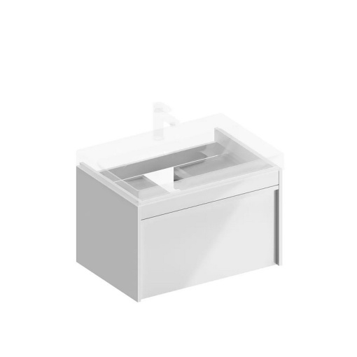 MOD.70.1+1/WHT Тумба Modula/Модула подвесная 70 с ящиком 1+1, белая глянцевая КЕРАМА МАРАЦЦИ фото MOD.70.1+1/WHT Тумба Modula/Модула подвесная 70 с ящиком 1+1, белая глянцевая КЕРАМА МАРАЦЦИ