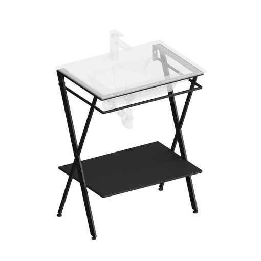 PIA.N.65/BLK Металлическая структура Piano Next/Пиано Некст напольная 65, черная матовая КЕРАМА МАРАЦЦИ фото PIA.N.65/BLK Металлическая структура Piano Next/Пиано Некст напольная 65, черная матовая КЕРАМА МАРАЦЦИ