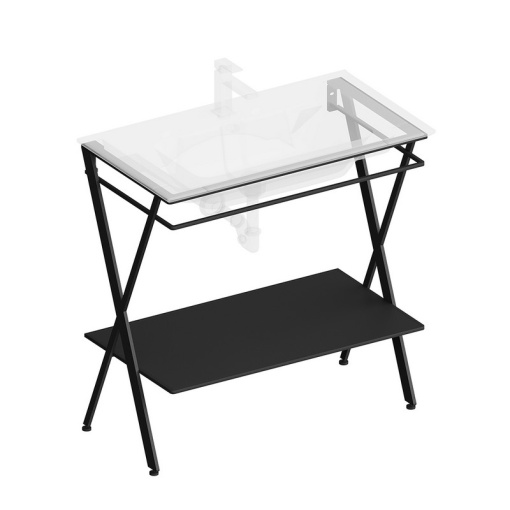PIA.N.85/BLK Металлическая структура Piano Next/Пиано Некст напольная 85, черная матовая КЕРАМА МАРАЦЦИ фото PIA.N.85/BLK Металлическая структура Piano Next/Пиано Некст напольная 85, черная матовая КЕРАМА МАРАЦЦИ