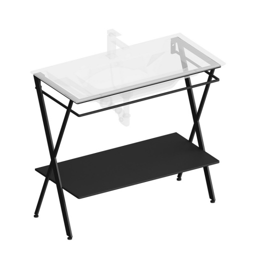 PIA.N.95/BLK Металлическая структура Piano Next/Пиано Некст напольная 95, черная матовая КЕРАМА МАРАЦЦИ фото PIA.N.95/BLK Металлическая структура Piano Next/Пиано Некст напольная 95, черная матовая КЕРАМА МАРАЦЦИ