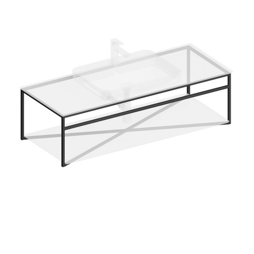 PL.N.120.02/BLK.M Металлическая структура Plaza Next/Плаза Некст подвесная 120, черная матовая КЕРАМА МАРАЦЦИ фото PL.N.120.02/BLK.M Металлическая структура Plaza Next/Плаза Некст подвесная 120, черная матовая КЕРАМА МАРАЦЦИ