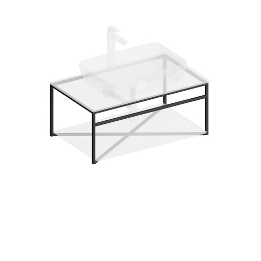 PL.N.80.02/BLK.M Металлическая структура Plaza Next/Плаза Некст подвесная 80, черная матовая КЕРАМА МАРАЦЦИ фото PL.N.80.02/BLK.M Металлическая структура Plaza Next/Плаза Некст подвесная 80, черная матовая КЕРАМА МАРАЦЦИ