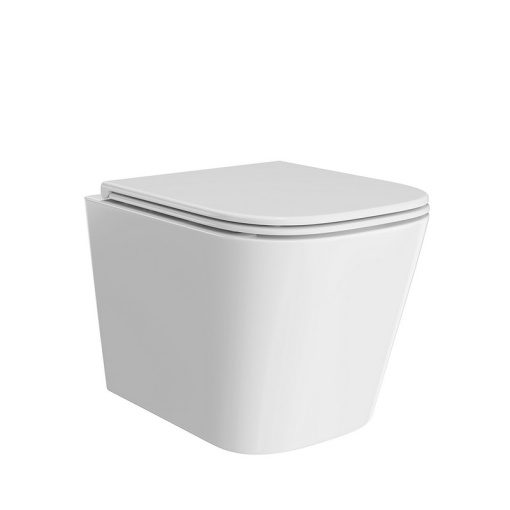 CU.wc.02 Унитаз Cubo/Кубо подвесной безободковый с крепежом и сиденьем, белый глянцевый КЕРАМА МАРАЦЦИ фото CU.wc.02 Унитаз Cubo/Кубо подвесной безободковый с крепежом и сиденьем, белый глянцевый КЕРАМА МАРАЦЦИ
