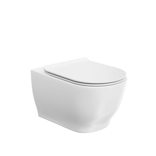 MO.wc.02 Унитаз Modula/Модула подвесной безободковый с крепежом, белый глянцевый КЕРАМА МАРАЦЦИ фото MO.wc.02 Унитаз Modula/Модула подвесной безободковый с крепежом, белый глянцевый КЕРАМА МАРАЦЦИ