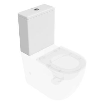 фото SF.cis.01 Бачок для напольного унитаза Sfera/Сфера c арматурой, белый глянцевый КЕРАМА МАРАЦЦИ