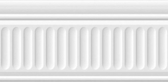 фото 19030/3F Карнавал в Венеции белый структурированный 20*9,9 керамический бордюр КЕРАМА МАРАЦЦИ