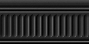 фото 19031/3F Карнавал в Венеции черный структурированный 20*9,9 керамический бордюр КЕРАМА МАРАЦЦИ