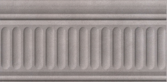 фото 19033/3F Александрия серый структурированный 20*9,9 керамический бордюр КЕРАМА МАРАЦЦИ