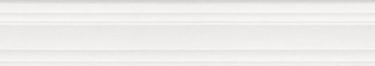 фото BLF027R Багет Беллони белый матовый обрезной 40x7,3x2,7 бордюр КЕРАМА МАРАЦЦИ