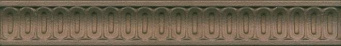 фото BOA001 Помпеи бронза 25*4 бордюр КЕРАМА МАРАЦЦИ