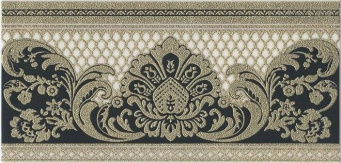 фото HGD/B103/11109R Даниэли черный обрезной 30*14,5 керамический бордюр КЕРАМА МАРАЦЦИ