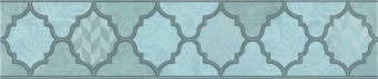 фото OP/A27/6331 Фоскари бирюзовый 25*5,4 бордюр КЕРАМА МАРАЦЦИ