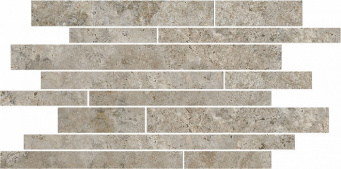 фото SG188/003 Ровиго серый темный мозаичный 50,2x25 керамический бордюр КЕРАМА МАРАЦЦИ