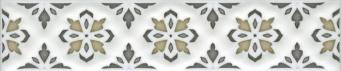 фото STG/A621/17000 Клемансо орнамент 15*3.1 бордюр КЕРАМА МАРАЦЦИ