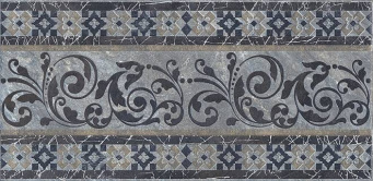 фото STG/C258/SG1504 Бромли серый темный 40,2x19,6 бордюр КЕРАМА МАРАЦЦИ