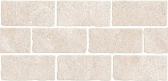 фото BR022T Роверелла бежевый светлый мозаичный 34,5x14,7x0,9 бордюр КЕРАМА МАРАЦЦИ
