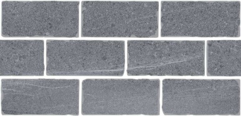 фото BR023T Роверелла серый мозаичный 34,5x14,7x0,9 бордюр КЕРАМА МАРАЦЦИ