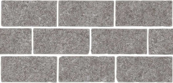 фото BR025T Роверелла пепельный мозаичный 34,5x14,7x0,9 бордюр КЕРАМА МАРАЦЦИ