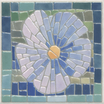 фото AD/A366/SG9502L Сад Моне лаппатированный 10*10 керамическая вставка КЕРАМА МАРАЦЦИ