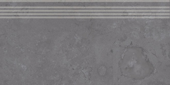 фото DD205100R/GR Cтупень Про Лаймстоун серый темный натуральный обрезной 60х30 КЕРАМА МАРАЦЦИ