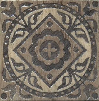 фото HGD/B28/TU0031L Фратте серый лаппатированный 20x20 вставка КЕРАМА МАРАЦЦИ