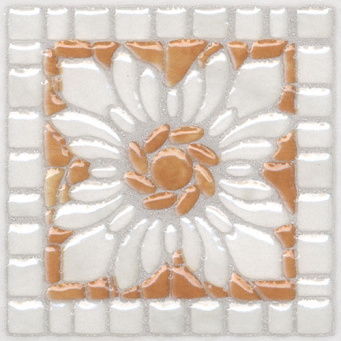 фото NT/A198/SG1534 Павловск орнамент 7,7x7,7 керамическая вставка КЕРАМА МАРАЦЦИ