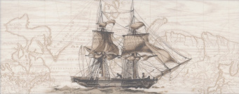 фото 7150/3F Кампанелла Корабль 20*50 декор КЕРАМА МАРАЦЦИ