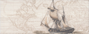 фото 7151/3F Кампанелла Корабль 20*50 декор КЕРАМА МАРАЦЦИ