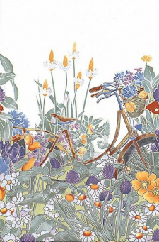 A2516/8188 Утренний пейзаж Велосипед декор КЕРАМА МАРАЦЦИ фото A2516/8188 Утренний пейзаж Велосипед декор КЕРАМА МАРАЦЦИ