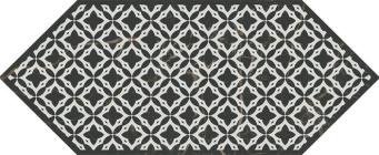 фото HGD/A480/35006 Келуш 1 черно-белый 14х34 декор КЕРАМА МАРАЦЦИ