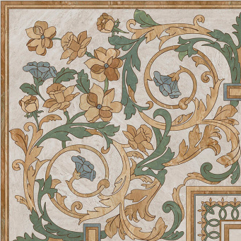 фото HGD/A516/SG6062RL Эвора угол глянцевый 60х60 декор КЕРАМА МАРАЦЦИ