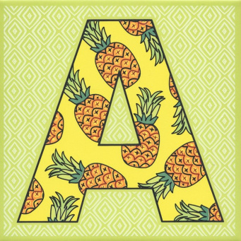 фото HGD/A546/5110 Сад-огород "Ананас" матовый 20*20 декор КЕРАМА МАРАЦЦИ