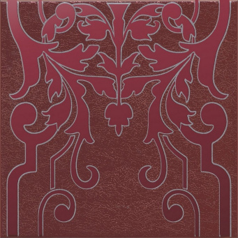 фото HGD/C566/5293 Барберино 2 бордо глянцевый 20x20x0,69 декор КЕРАМА МАРАЦЦИ