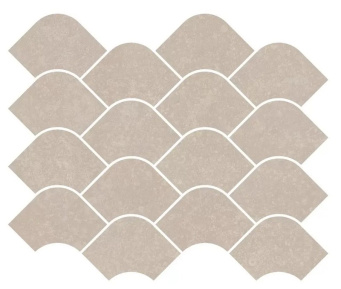 фото KMD2HID003BR Касабланка наборный бежевый светлый матовый обрезной 30x25x0,9 декор КЕРАМА МАРАЦЦИ