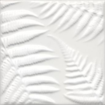 фото KMD2SFD001BN Агдаль 3 белый матовый структура 15x15x0,9 декор КЕРАМА МАРАЦЦИ