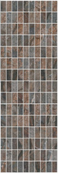фото MM12143 Театро коричневый мозаичный 25*75 декор КЕРАМА МАРАЦЦИ