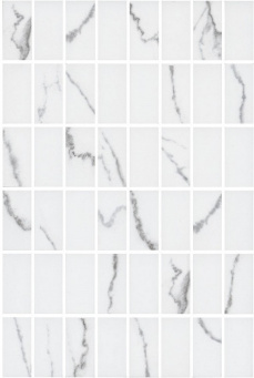 фото MM8380 Мираколи мозаичный белый глянцевый 20x30x0,69 декор КЕРАМА МАРАЦЦИ