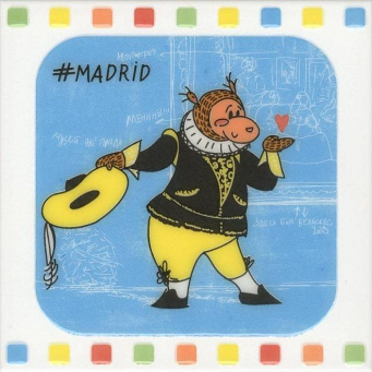 Фото NT/A265/5009 Большое путешествие Madrid 20*20 декор КЕРАМА МАРАЦЦИ