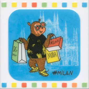 Фото NT/A267/5009 Большое путешествие Milan 20*20 декор КЕРАМА МАРАЦЦИ