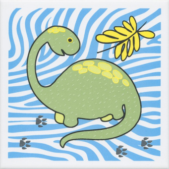 фото OP/A227/5009 Динозаврики 2 матовый 20*20 декор КЕРАМА МАРАЦЦИ