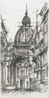 фото OP/A243/48017R Беллони матовый обрезной 40x80x1 декор КЕРАМА МАРАЦЦИ