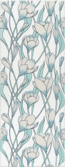 фото OP/B01/7071T Линьяно Подснежники 20*50 керамический декор КЕРАМА МАРАЦЦИ