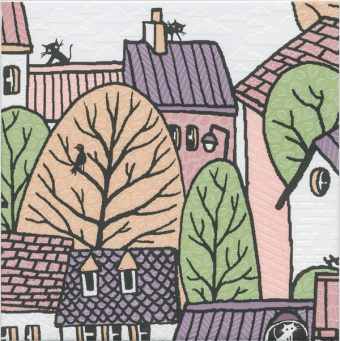 фото OS/A222/5009 Городок 1 матовый 20*20 декор КЕРАМА МАРАЦЦИ