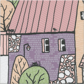 фото OS/A226/5009 Городок 3 матовый 20*20 декор КЕРАМА МАРАЦЦИ