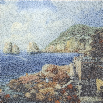 фото STG/A346/5155 Позитано Скалы 20*20 декор КЕРАМА МАРАЦЦИ